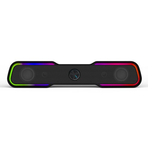 HP LED백라이트 멀티미디어 스피커 2.0CH 6W, 혼합색상, DHE-6002