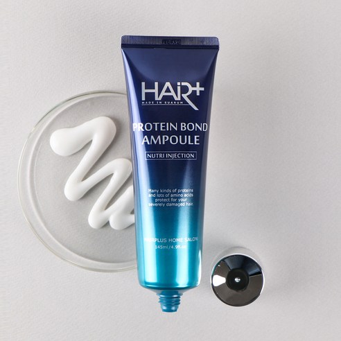 손상된 모발에 생기를, 헤어플러스 단백질 본드 앰플 에센스