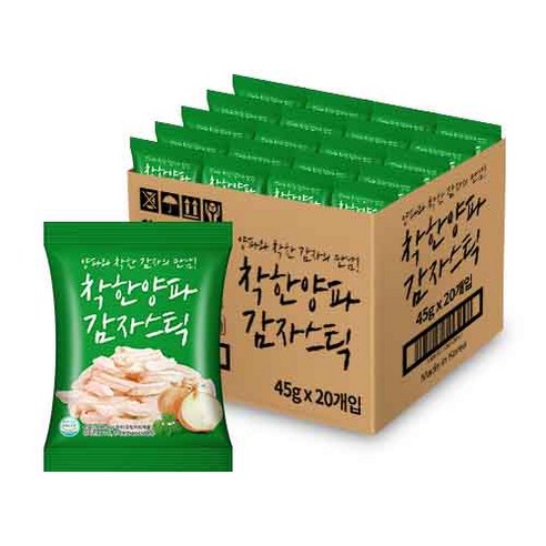 에이스엠앤티 착한 양파 감자스틱, 10개, 45g