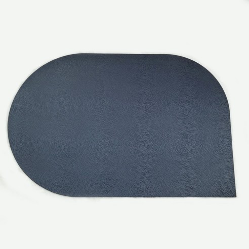 유피어 가죽 테이블 매트 말풍선, 네이비, 45 x 30 cm