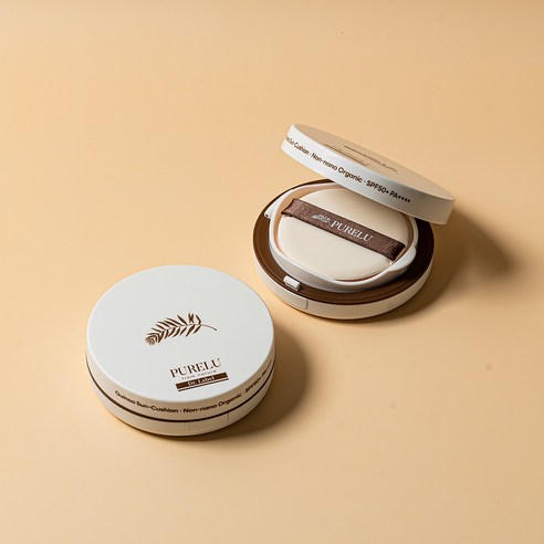 연약한 아기 피부를 위한 안심 선케어, 퓨어루 닥터라벨 퀴노아 아기 선쿠션