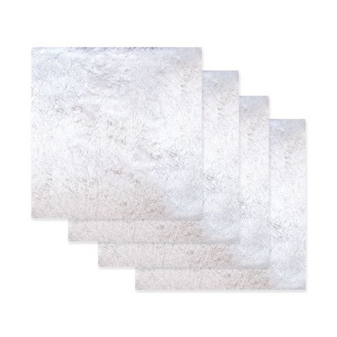 대한 플러피 퍼 배경천 소형 40 x 50 cm BF-022, BF-022(화이트), 4개