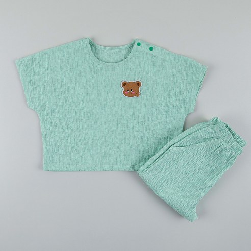 물놀이 후 덜덜 떠는 아이, 코디아이 웨이크 리플 상하의 세트로 체온 걱정 끝!