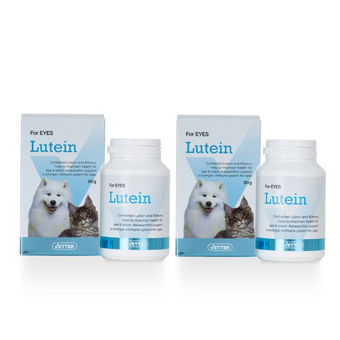 베터 강아지 고양이 영양제, 루테인 영양제 90g (눈건강), 2개입