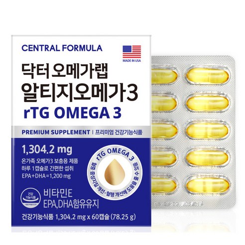 센트럴포뮬러 닥터 오메가랩 알티지 오메가3, 1개, 78.25g