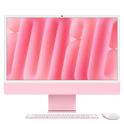 Apple 아이맥 24 M6칩, 핑크, M6 12코어, 12코어 GPU, 16GB, 256GB, 스탠다드 글래스