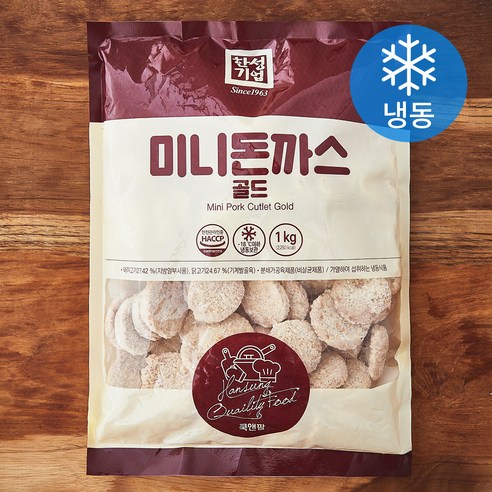 한성기업 미니돈까스 골드 (냉동), 1kg, 1개