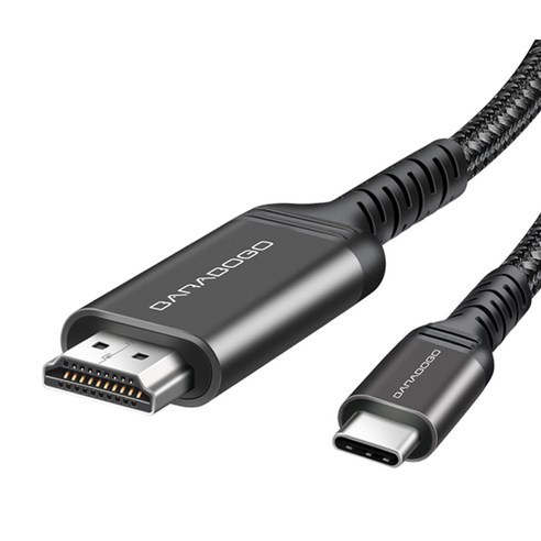 USB C타입 to HDMI 케이블 4K 60Hz 블랙 200cm, 1개