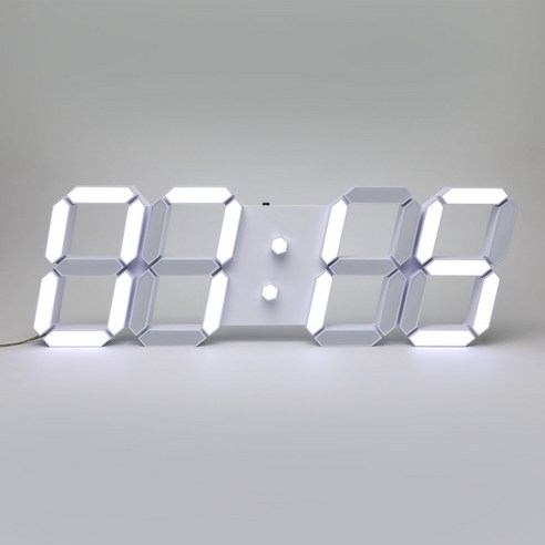 로이레트니 2세대 화이트모던 LED 벽시계 PLUS+ 6.6m, 오리지널 화이트모던