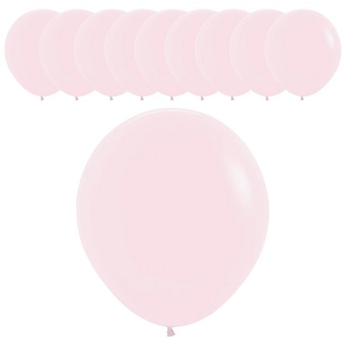 셈퍼텍스 풍선 45cm, 파스텔메이트 핑크, 10개