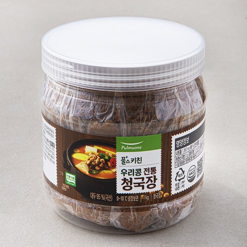풀스키친 우리콩 전통청국장, 1kg, 1개