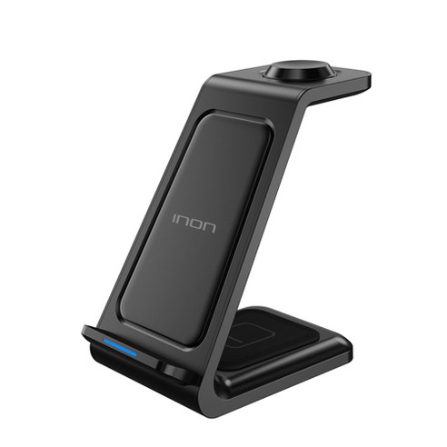 갤럭시워치5 아이논 15W 3in1 고속 무선 충전기 Galaxy Watch IN-WC710TS, 블랙, 1개 Best Top3