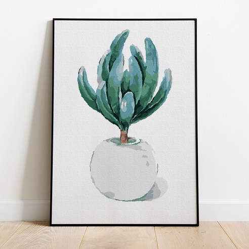 플레이어바웃 DIY 명화 그리기 세트 40 x 50 cm, 모던 리프 (MG008)