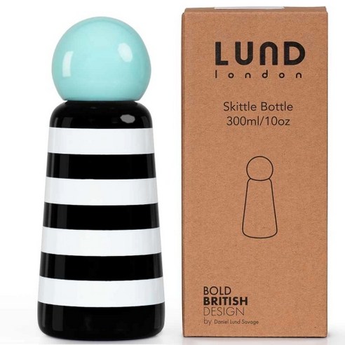 룬드런던 스키틀보틀 보온보냉병, 스트라이프 +  민트(7354), 300ml, 1개
