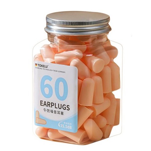 블루포그 방음 폼 타입 귀마개 대용량 01 핑크, 1개, 30쌍