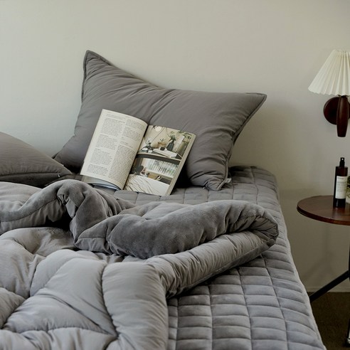 누비지오 스르륵 흡습발열 극세사 차렵이불 침구세트