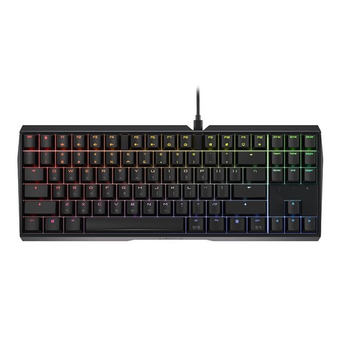 CHERRY 기계식 키보드 적축, MX BOARD 3.0S TKL RGB, 블랙