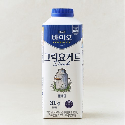 매일바이오 그릭요거트 드링크 플레인, 1개, 1개입, 710ml