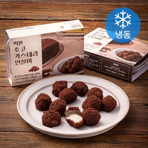 떡편 초코 카스테라 인절미 (냉동), 150g, 4개