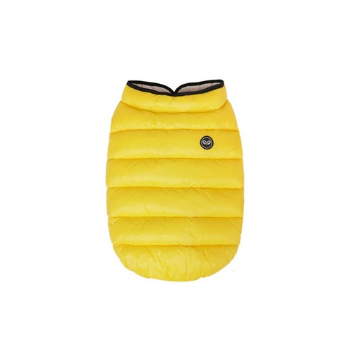 퍼피엔젤 AIR2 패딩 조끼 불독 PA-OW024, 290 YELLOW