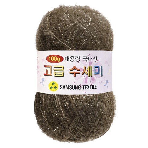 yarna 대용량 고급 수세미 100g, 175카키브라운, 1개