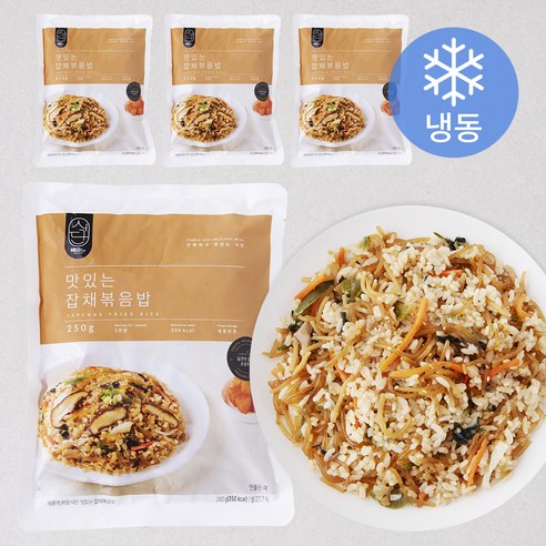 허닭 잡채볶음밥 (냉동), 250g, 4팩 곤약볶음밥 허닭 잡채볶음밥 (냉동), 250g, 4팩 곤약볶음밥