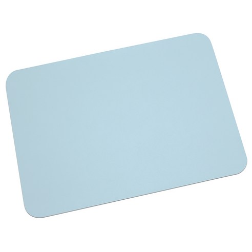 소이믹스 포시즌 스퀘어 북유럽 방수 가죽 테이블매트, 블루, 40 x 30cm, 1개
