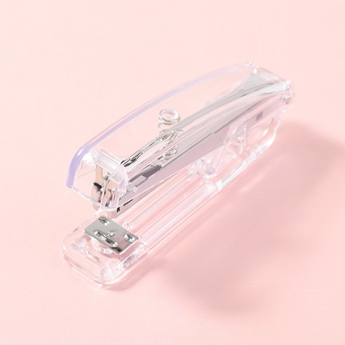 와이에스 투명 스테이플러, 1개, 실버