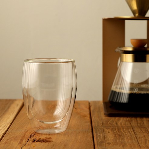 우아함과 기능성이 조화를 이룬 삼호유리의 더블레이어드 이중유리컵