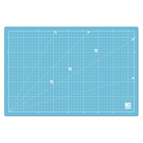 윈스타 반투명 커팅매트, 블루