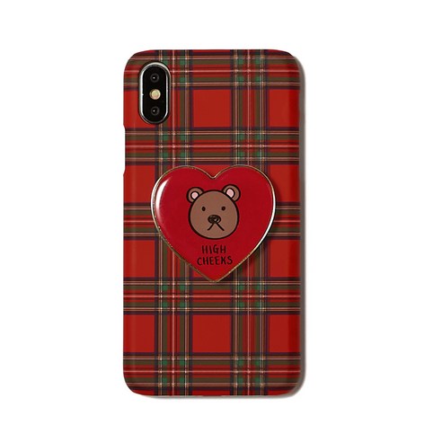 하이칙스 Teddy Bear 그립톡 + 휴대폰 케이스