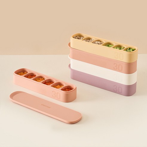 엄마의 마음을 담아, 신선하고 안전하게! 모윰 이중밀폐 실리콘 이유식 큐브