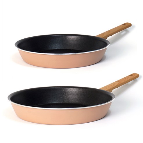 키친아트 몬트 인덕션 후라이팬 2종세트, 혼합색상, 후라이팬28cm + 32cm