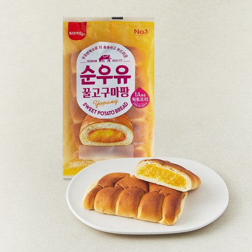 삼립 순우유 꿀고구마팡, 110g, 1개, 1개입