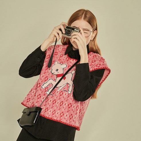 파베르핑거 Sheep Embroidered Vest