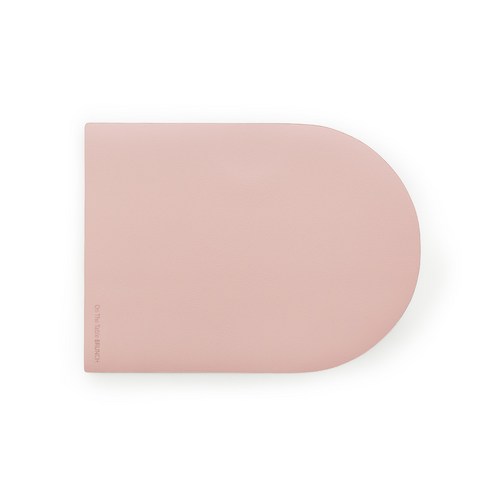 퍼니메이드 가죽 테이블 매트 브런치, 라이트핑크, 35 x 26 cm