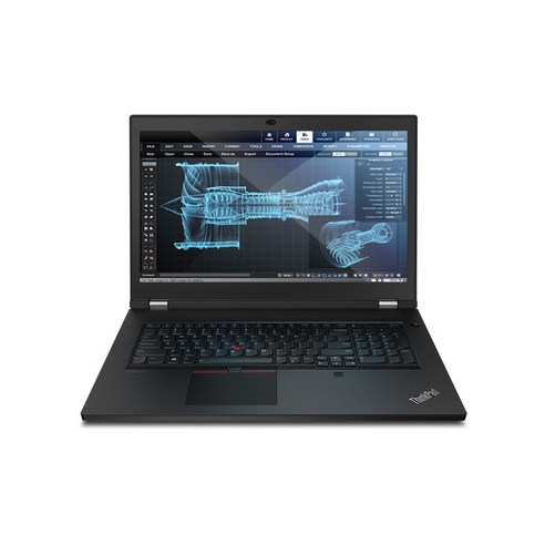 레노버 2021 씽크패드 17.3, 블랙, ThinkPad P17 Gen2-20YU000NKR, 제온, 512GB, 16GB, WIN10 Pro