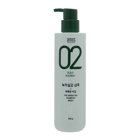 아모스 녹차실감 중건성두피 모이스트 샴푸, 2500g, 1개