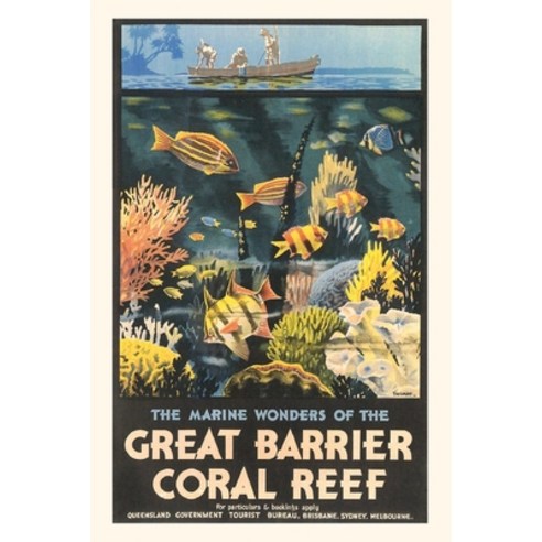 (영문도서) Vintage Journal Great Barrier Coral Reef Paperback, Found Image Press, English, 9781648114397