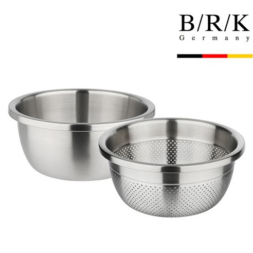 BRK 스마트 믹싱볼&펀칭볼 스텐 2종 세트, 1개