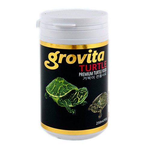 그로비타 거북이 전용사료, 85g, 1개