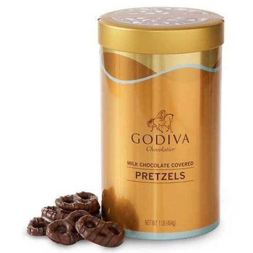 GODIVA 고디바 프레즐 밀크 초콜렛 커버드 454g, Milk Chocolate-Pretzels