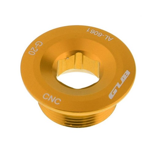 CNC M20 크랭크셋 크랭크 암 고정 나사 커버 자전거 액세서리, 골드, 설명, 알루미늄 합금