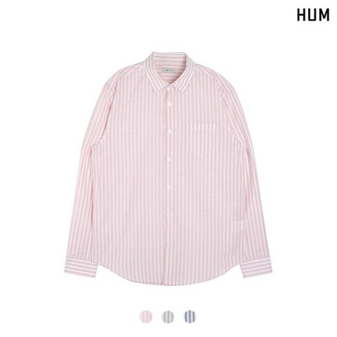 흄(HUM) 스트라이프 셔츠 FHOECSL740P
