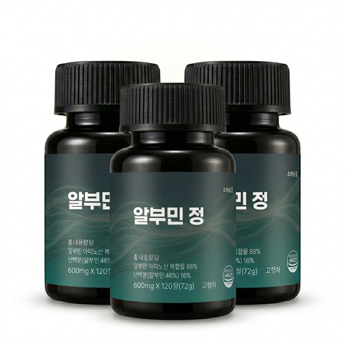 초록숨결 고함량 식약청 인증 알부민 정