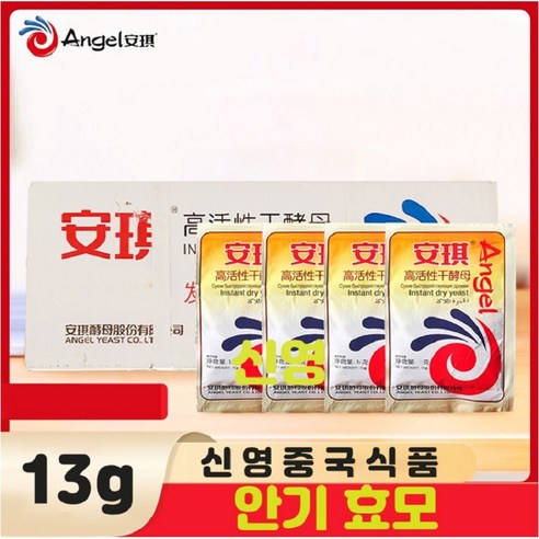 중국식품cn마트 안치효모 중국발효효모 jiaomu 13g