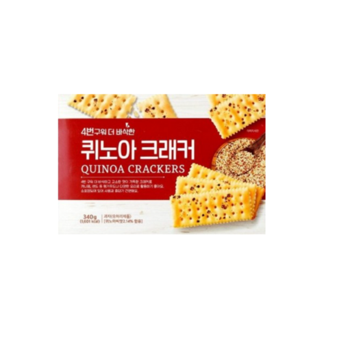 4번구워 더 바삭한 퀴노아 크래커