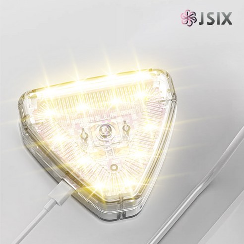 자전거 오토바이 헬멧 led 후미등 안전등 라이트 USB 충전형 방수 비콘라이트 BCL-2, 1개