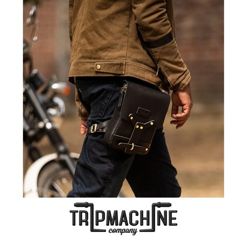 트립머신 오토바이 Thigh Bag Black THBL 레그백 트립머신 오토바이 Thigh Bag Black THBL 레그백