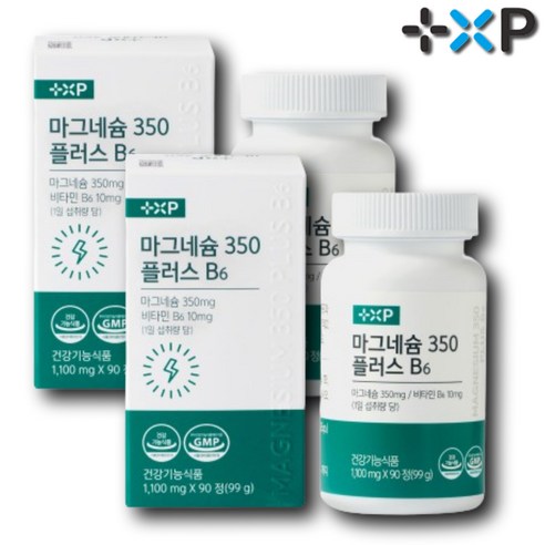 흡수잘되는 글루콘산 마그네슘 함유 마그네슘 350 B6, 1세트, 180정